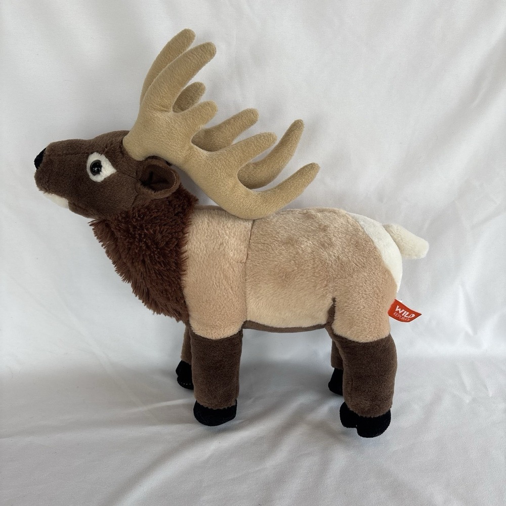 Wild‎ Republic Cuddlekins 14 Inch Bull Elk Stuffed Animal Plush